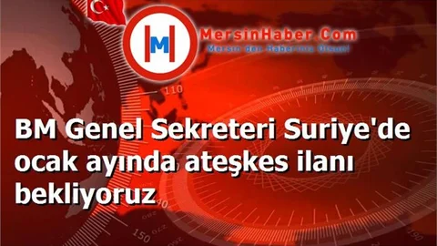 Viyana da yapılan toplantıda Suriye ile Ateşkes ilan edileceği dile geldi