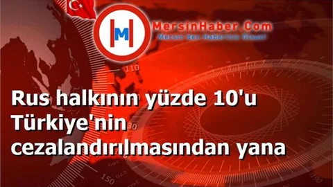 Rus halkının yüzde 10'u Türkiye'nin cezalandırılmasından yana