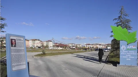 Afşin’de eski milletvekili adına park açıldı