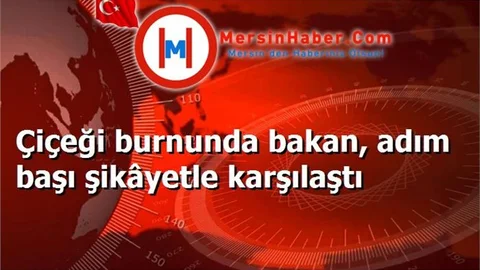 Adana da kentsel dönüşüm bölgesini ziyaret eden çiçeği burnunda bakan, adım başı vatandaşların şikâyetleriyle karşılaştı.