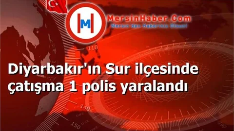 Diyarbakır'ın Sur ilçesinde çatışma 1 polis yaralandı