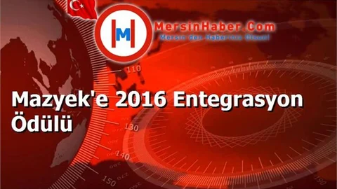 Mazyek'e 2016 Entegrasyon Ödülü