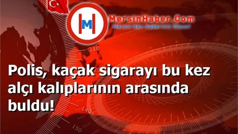 Polis, Kaçak Sigarayı Bu Sefer Alçı Kalıplarında yakaladı