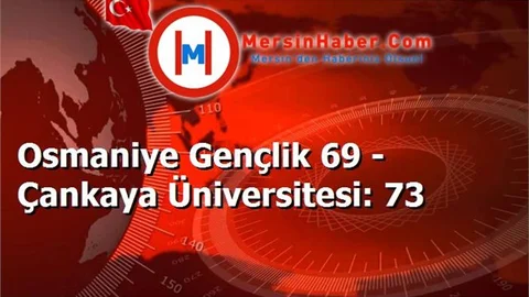 Osmaniye Gençlik 69 - Çankaya Üniversitesi: 73