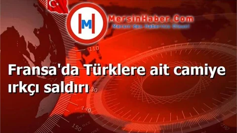 Türklere ait camiye saldırı düzenlendi