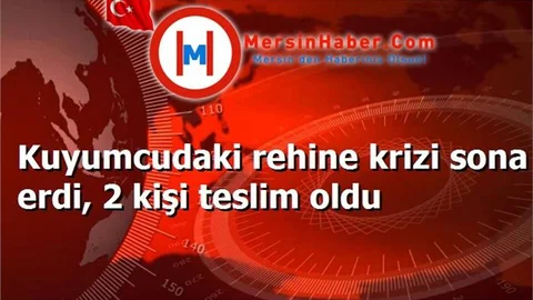 Kuyumcudaki rehine krizi sona erdi, 2 kişi teslim oldu