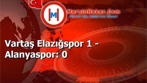 Vartaş Elazığspor 1 - Alanyaspor: 0