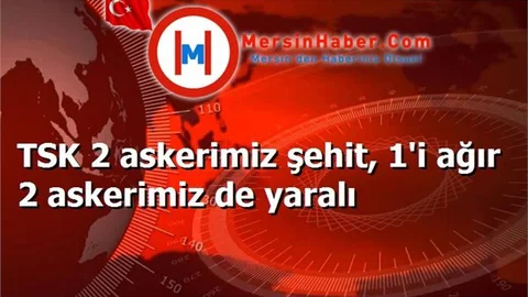 TSK 2 askerimiz şehit, 1'i ağır 2 askerimiz de yaralı