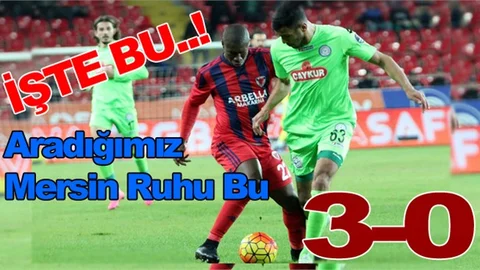 Mersin İdmanyurdu 3 - Çaykur Rizespor: 0