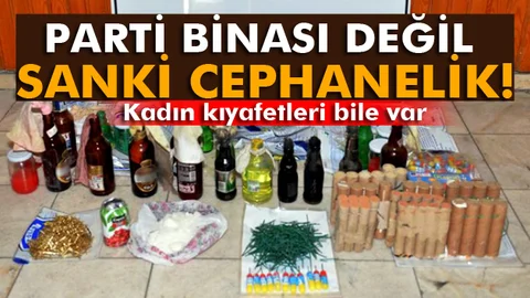 Parti Binasında Cephanelik Çıktı