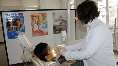 Çocukların diş sağlığına florlama desteği