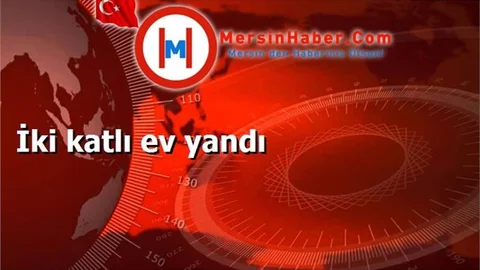 İki katlı ev yandı