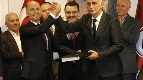 Trabzonspor'da yeni başkan görevi devraldı