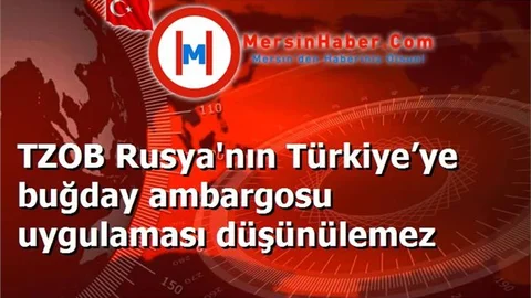 TZOB Rusya'nın Türkiye’ye buğday ambargosu uygulaması düşünülemez