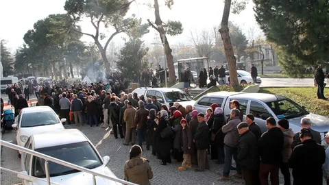 Karadeniz günlerinde bedava hamsi izdihamı