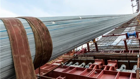 3. köprü projesinde 52 tabliyeden 42'sinin montajı tamamlandı