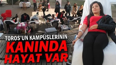 Toros Üniversitesi’nden Kızılay Kan Bağışına Büyük Destek