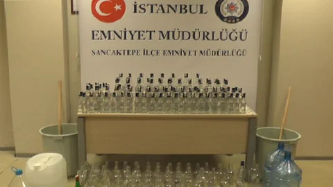 Emniyetten kaçak içki operasyonu