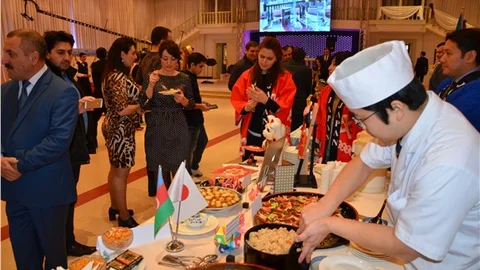 Azerbaycan'da pilav festivali düzenlendi