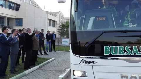 Bursaspor kupa mesaisi için İstanbul'da