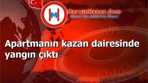 Apartmanın kazan dairesinde yangın çıktı