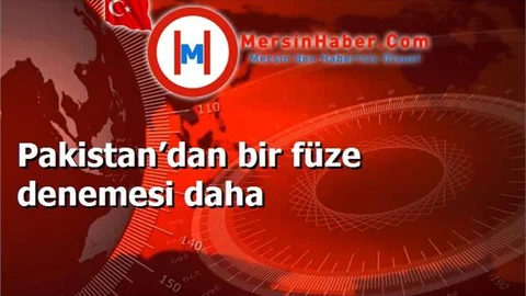 Pakistan’dan bir füze denemesi daha