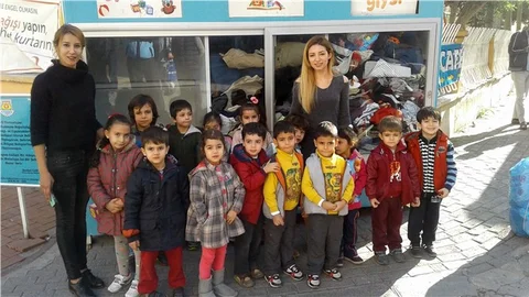 Yaşları küçük, yürekleri büyük