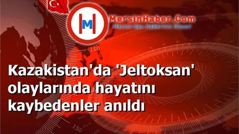 Kazakistan'da 'Jeltoksan' olaylarında hayatını kaybedenler anıldı
