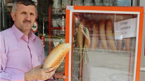 Aydın'da ekmek fiyatı 1 liraya yükseldi