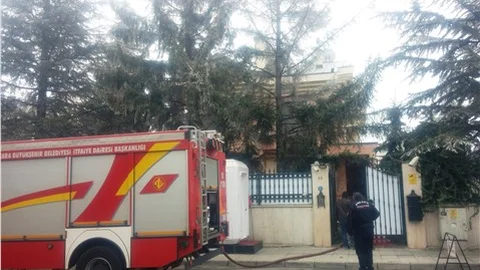 Angola Cumhuriyeti Büyükelçiliği’nde yangın paniği