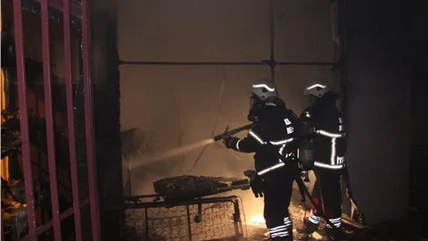 Zonguldak'ta yangın paniği