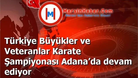 Türkiye Büyükler ve Veteranlar Karate Şampiyonası Adana’da devam ediyor