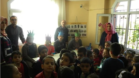 Burçlu miniklerden engellilere ziyaret