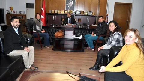 Mimarlar Odası Yönetimi Başkan Turgut’u Ziyaret Etti