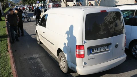 Ereğli'de trafik kazası 1 polis yaralı