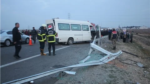 Birecik’te kaza 1 ölü, 2 yaralı