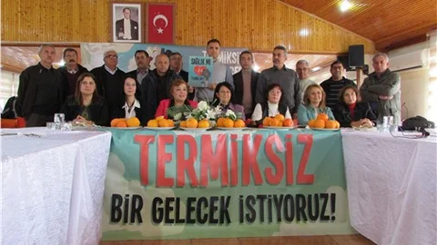 Çevreciler Termik santralsiz bir gelecek istiyoruz