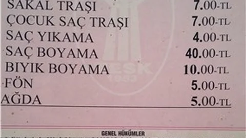 Berberler, fiyat tarifesi ve haksız rekabetten şikayetçi