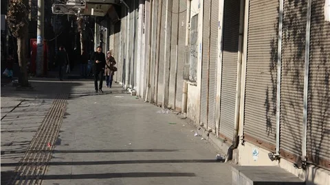 Diyarbakır’da hayat durma noktasına geldi