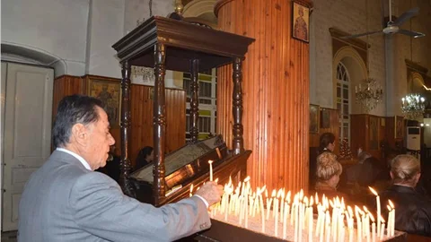 İskenderun'da Ortodoks Kilisesi'nde Noel ayini düzenlendi