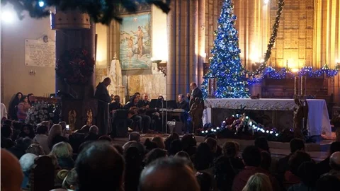 Sent Antuan Kilisesi’nde Noel ayini düzenlendi