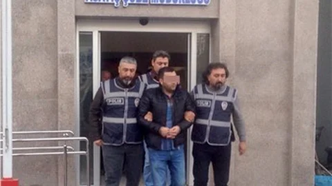 İşadamını silahlı gasp ve rehin alma vakası güvenlik kamerasında