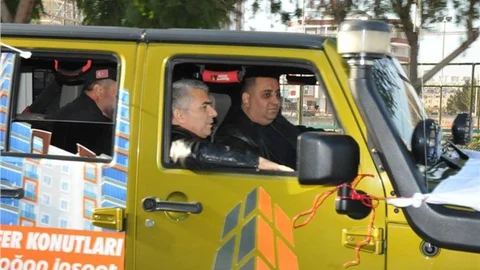 Can Başkan Off- Road Turunda Araç Kullandı