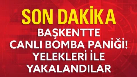 Ankara'da eylem hazırlığında 2 canlı bomba yakalandı