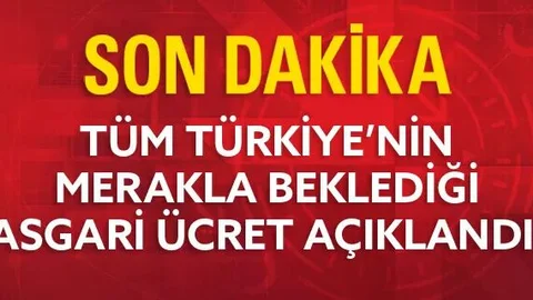 Bakan asgari Ücretin NE kadar olacağını açıkladı 