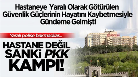 Hastane değil, PKK kampı!