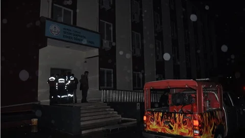 Öğrenci yurdunda yangın çıktı