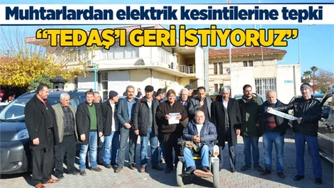 Elektrik Kesintilerine Muhtarlar İsyan Etti