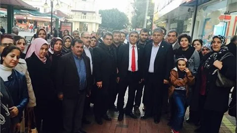 Ak Parti  Milletvekili Taşkın'dan esnaf gezisi