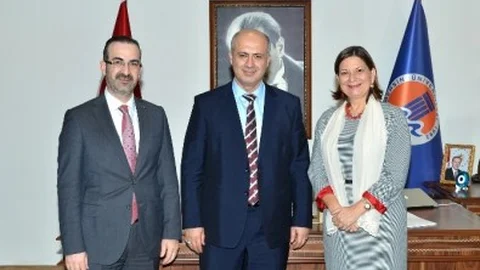 Mersin Üniversitesi Rektörünü Meksika Büyükelçisi Ziyaret Etti